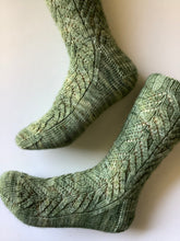 Load image into Gallery viewer, Curling Fern Socks