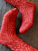 Load image into Gallery viewer, Coral Rose Socks

